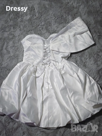 Официална бяла рокля , снимка 3 - Рокли - 52860150