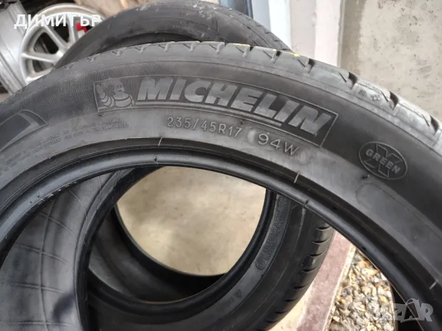 4бр.летни гуми MICHELIN 235/45/17 94W DOT 3818, снимка 4 - Гуми и джанти - 49338186