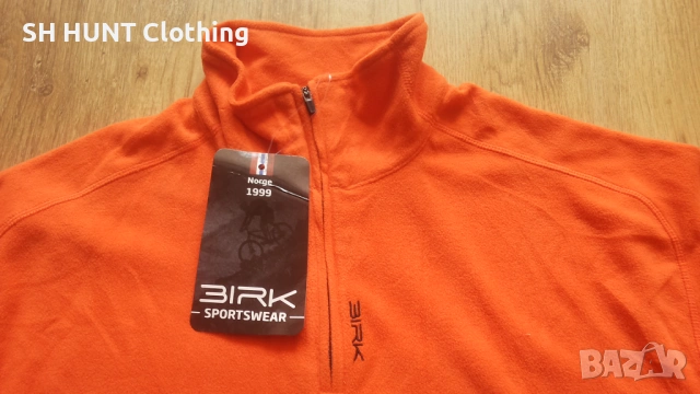 BIRK Chill Fleece Orange Polar размер XL за лов поларена блуза - 2241, снимка 4 - Екипировка - 53659480