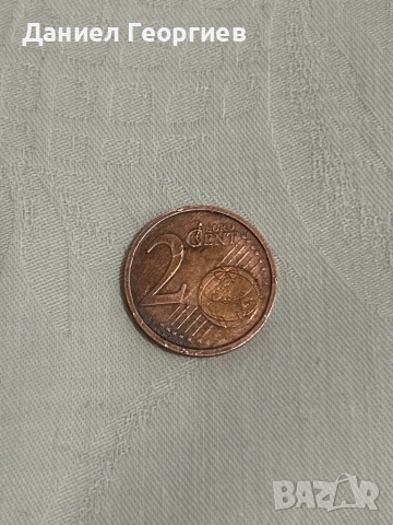 Монета 2 цента, Италия 2002 с грешка., снимка 3 - Колекции - 53816688