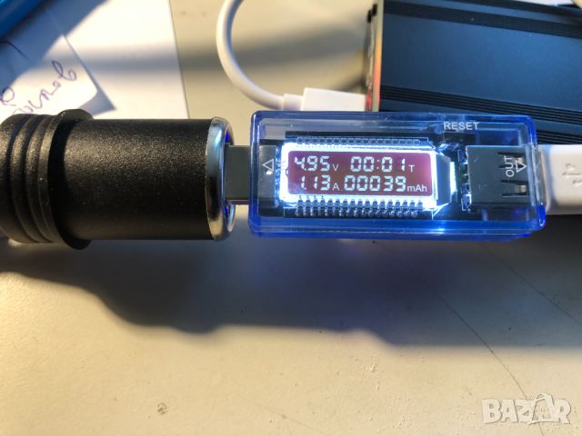 usb voltmeter ampermeter амперметър волтметър 5V, снимка 1 - USB кабели - 46712297