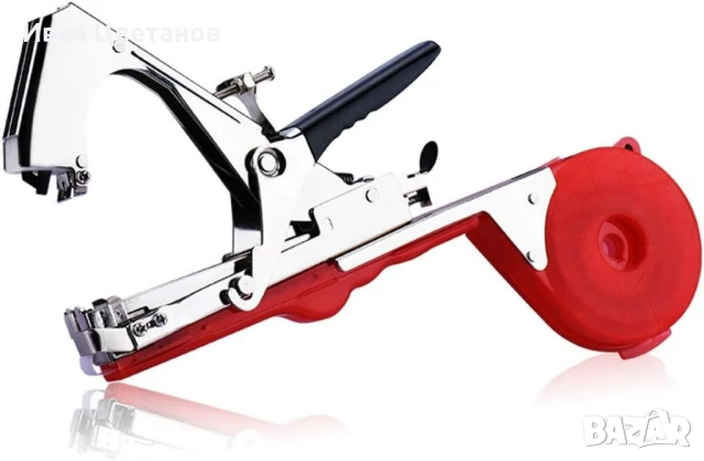 Ръчна машина за връзване на растения – лесно и бързо връзване на домати, грозде, краставици 