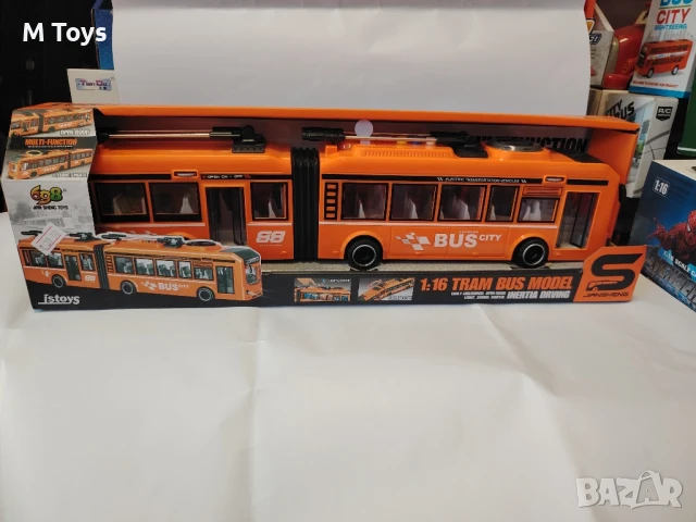 Bus City – Градски автобус с инерционен механизъм и звук