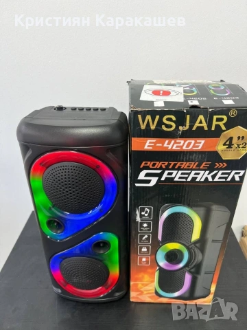 СУПЕР СИЛНАТА BLUETOOTH Тонколона Модел: KTS-4203 MEGA BASS, снимка 2 - Bluetooth тонколони - 54276258