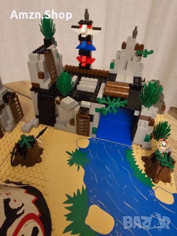 Lego 6766 Rapid River Village Уестърн Индианци, снимка 13 - Колекции - 45481117