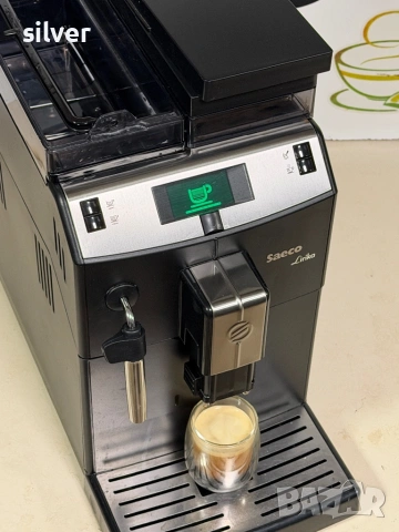 Кафемашина кафе автомат Saeco Lirika с гаранция, снимка 3 - Кафемашини - 53080723