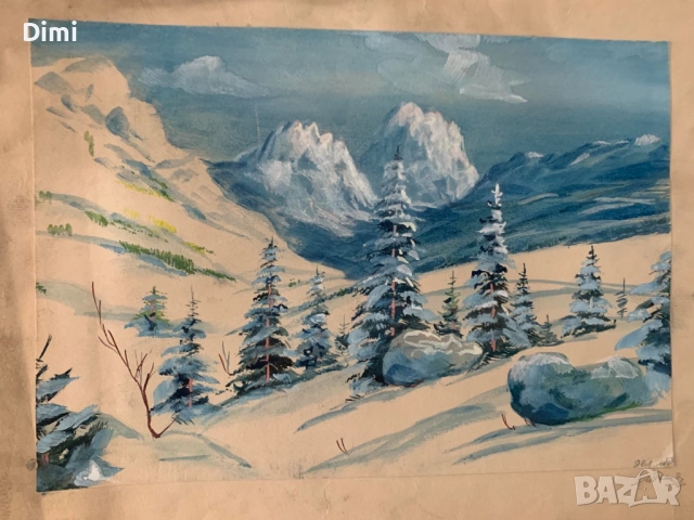 МАРИЯ РАЙКОВА акварел/ пейзаж 