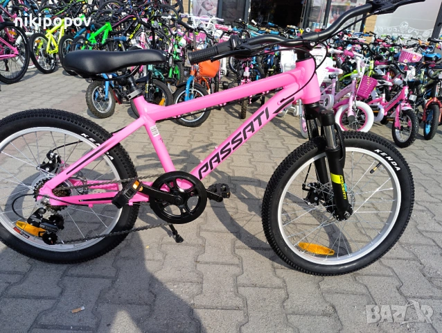 PASSATI Алуминиев велосипед 20" ALUMINIUM розов, снимка 2 - Велосипеди - 53838795