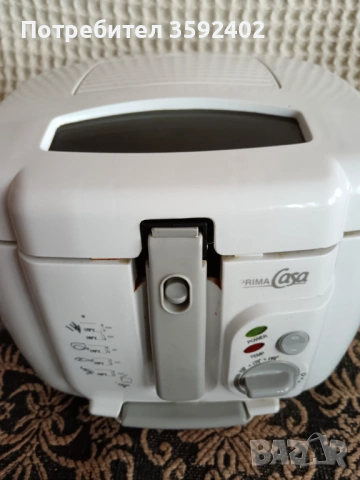 Фритюрник Casa с мазнина - използван, гр. София, снимка 3 - Фритюрници - 53594205