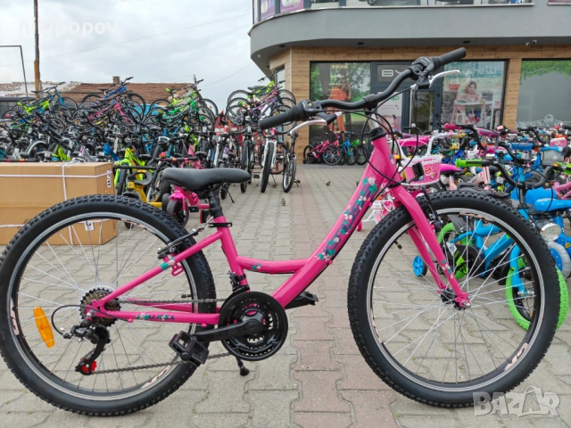 CROSS Велосипед 24" ALISSA розов, снимка 12 - Велосипеди - 54276808