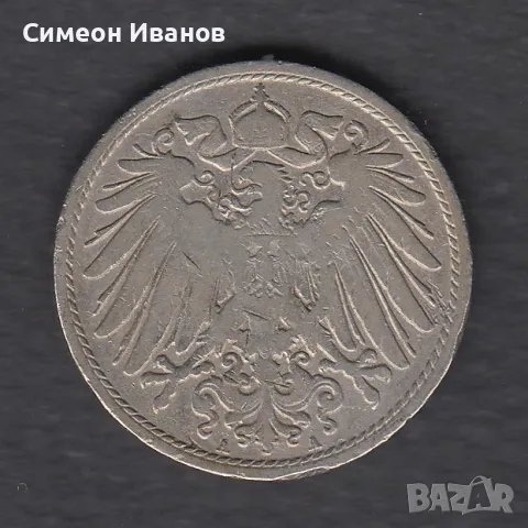 Германия 10 Пфенинга 1900 А #838, снимка 4 - Нумизматика и бонистика - 48167307