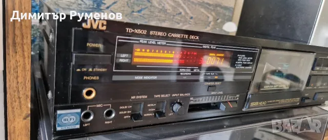 Касетен дек JVC TD-X502G, снимка 3 - Декове - 48387487