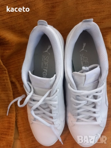 Кецове от естествена кожа PUMA размер-39, снимка 3 - Маратонки - 52030247