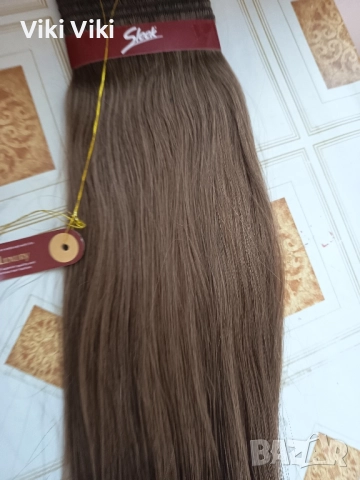 100%естествена индийска коса , снимка 2 - Аксесоари за коса - 51850792