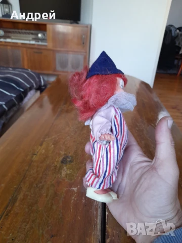 Стара кукла,клоун #19, снимка 2 - Други ценни предмети - 51206927