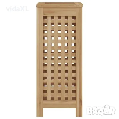 vidaXL Кош за пране, 35x25x60 см, тиково дърво масив(SKU:340760), снимка 4 - Други - 49206443