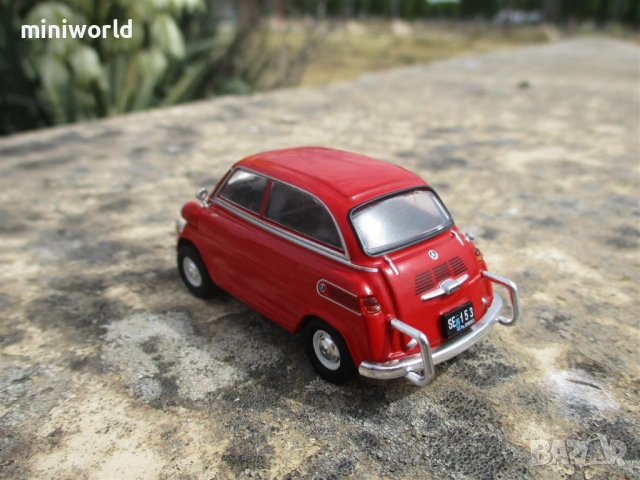 BMW Izetta DeCarlo 600 от 1960 - мащаб 1:43 на IXO/Altaya моделът е нов в блистер, снимка 12 - Колекции - 45190762