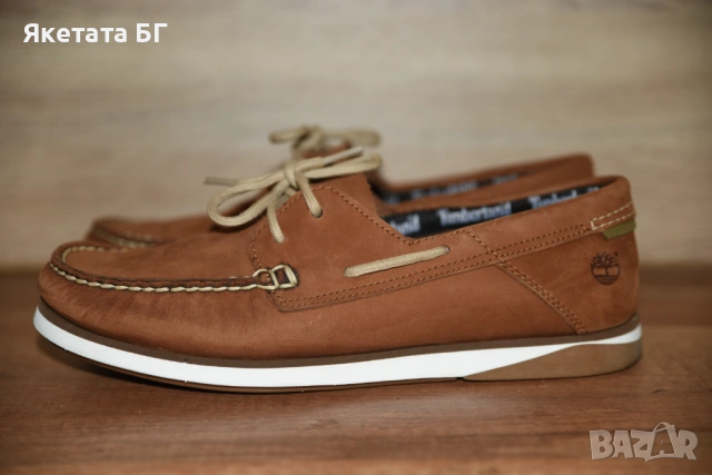 Timberland Оригинални мокасини естествена кожа в отлично състояние размер 43, снимка 3 - Мокасини - 53845352