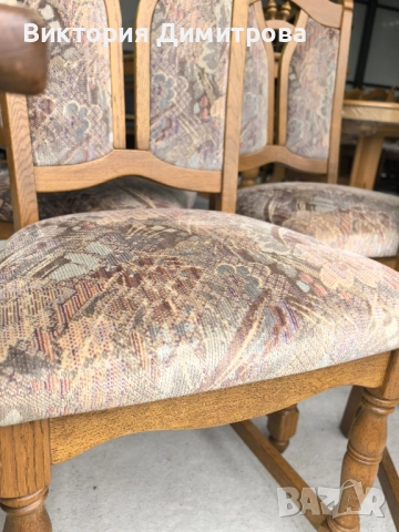 Комплект от 6 трапезни стола , снимка 10 - Столове - 52879021