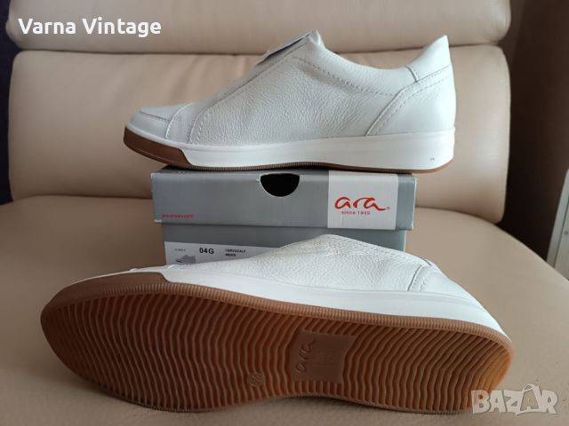 Дамски спортни бели обувки ARA., снимка 4 - Дамски ежедневни обувки - 46407662