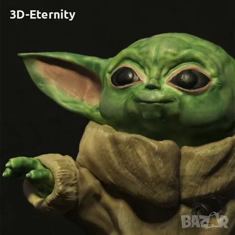 3D Фигура - Бейби Йода, снимка 10 - Колекции - 50044196