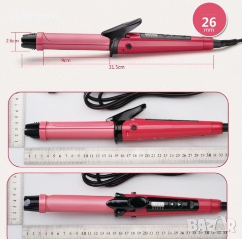 Многофункционална 2 в 1 маша и преса за коса TV821, снимка 10 - Преси за коса - 52014871