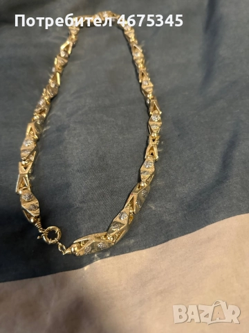 Позлатен ланец 165гр, снимка 3 - Колиета, медальони, синджири - 52749065