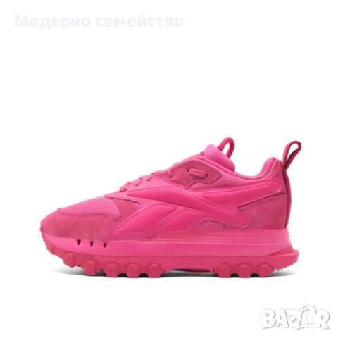 Дамски маратонки reebok x cardi b classics leather shoes pink, снимка 3 - Маратонки - 46690171