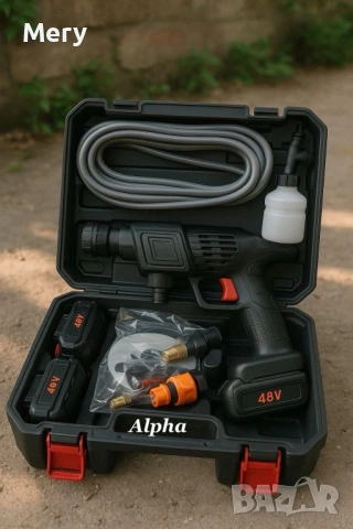 Акумулаторна водоструйка , снимка 3 - Парочистачки и Водоструйки - 53902561