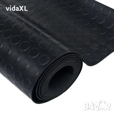 vidaXL Гумена настилка против хлъзгане, 1,5x4 м, 3 мм, тип паричка(SKU:143954), снимка 4 - Други - 49500555