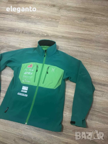 Мъжко Soft Shell яке Haglofs Green Power Shield Windstopper Polartec Mock , S размер , снимка 3 - Якета - 52144813