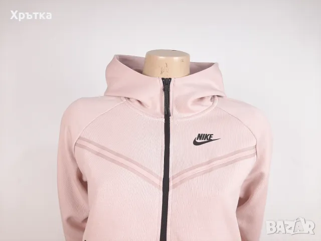 Nike Tech Fleece - Оригинално дамско горнище размер XS, снимка 6 - Спортни екипи - 49318786