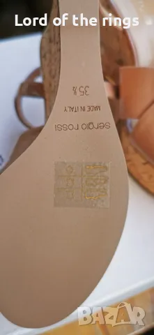 Оригинални маркови дамски боти / ботуши от естествена кожа EMPORIO ARMANI - 37 номер  , снимка 8 - Сандали - 49993097