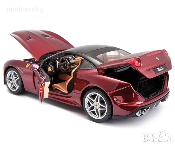 1:18 Метални колички: Ferrari California T - Bburago, снимка 4 - Колекции - 45204223
