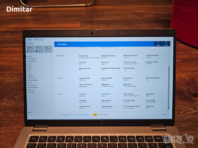 Dell Latitude 5431 14" Intel i7 1270p 16GB DDR5 IPS Touch screen, снимка 7 - Лаптопи за дома - 52074274