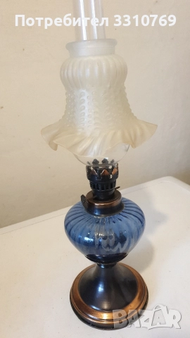 Редки красиви антикварни газени лампи. , снимка 13 - Настолни лампи - 52788182