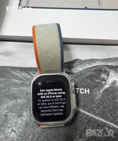 Apple Watch Ultra 2 - 2023 г. Titanium- Отлично състояние 