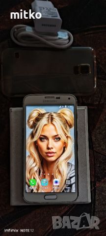 SAMSUNG GALAXY S5 Neo.White pearl-Чисто нова батерия,перфектно състояние, снимка 1 - Samsung - 46445785