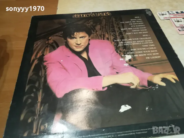 SHAKIN STEVENS-MADE IN ENGLAND-ПЛОЧА 0908241436, снимка 4 - Грамофонни плочи - 46856942