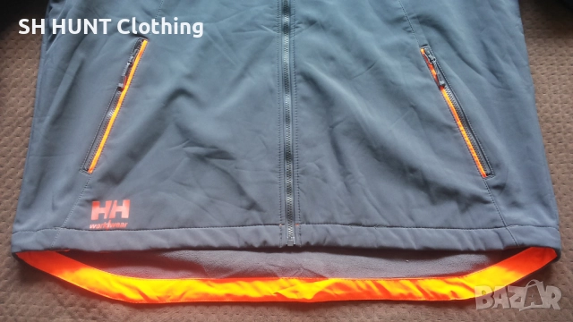 HELLY HANSEN 74140 Chelsea Evolution Hood Softshell Work Jacket размер 4XL работна горница W4-469, снимка 7 - Якета - 51967732