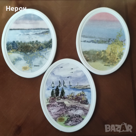 Порцеланови чинии/чиния за стена/пана