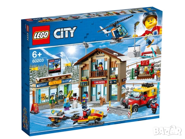 Чисто ново LEGO City/Лего Сити - Ски курорт 60203, снимка 2 - Конструктори - 52690538