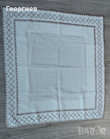 Ръчно тъкан кавиьор,бродирани възглавници,и карета,на тюл., снимка 17 - Други - 35686041