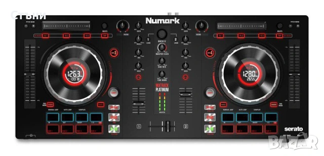 numark mixtrack platinum, снимка 4 - Ресийвъри, усилватели, смесителни пултове - 53851971
