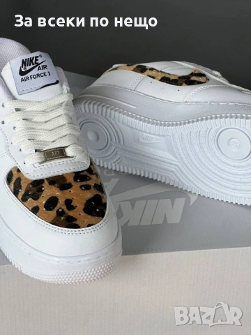 Nike Air Force 1 Дамски Бели Маратонки👟Дамски Спортни Обувки Найк Еър Форс 1 Код E1317, снимка 5 - Маратонки - 54141984