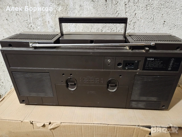 Радиокасетофон Saba RCR 540, снимка 7 - Радиокасетофони, транзистори - 54084890
