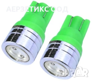 КРУШКА T10 W5W 12V LED ЗЕЛЕНА