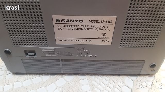 SANYO M 5ALL, снимка 8 - Радиокасетофони, транзистори - 45886843