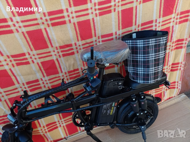 Електрически велосипед, сгъваем нов-гаранция, снимка 4 - Велосипеди - 39541311