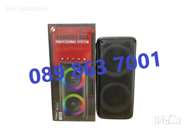 Преносима Караоке Тонколона с безжичен микрофон